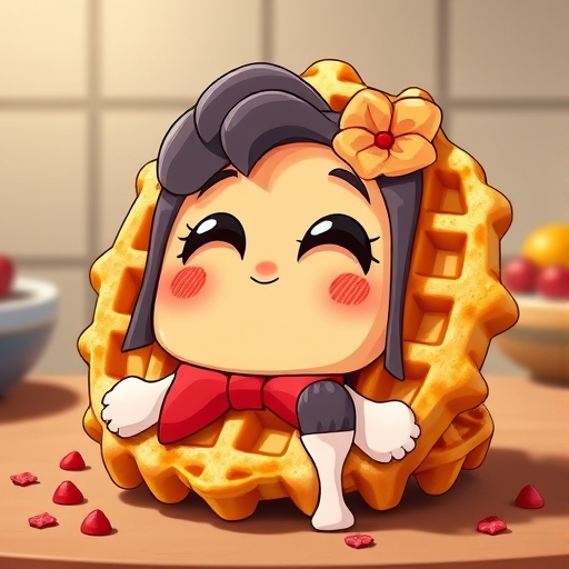 Waffle Mascot